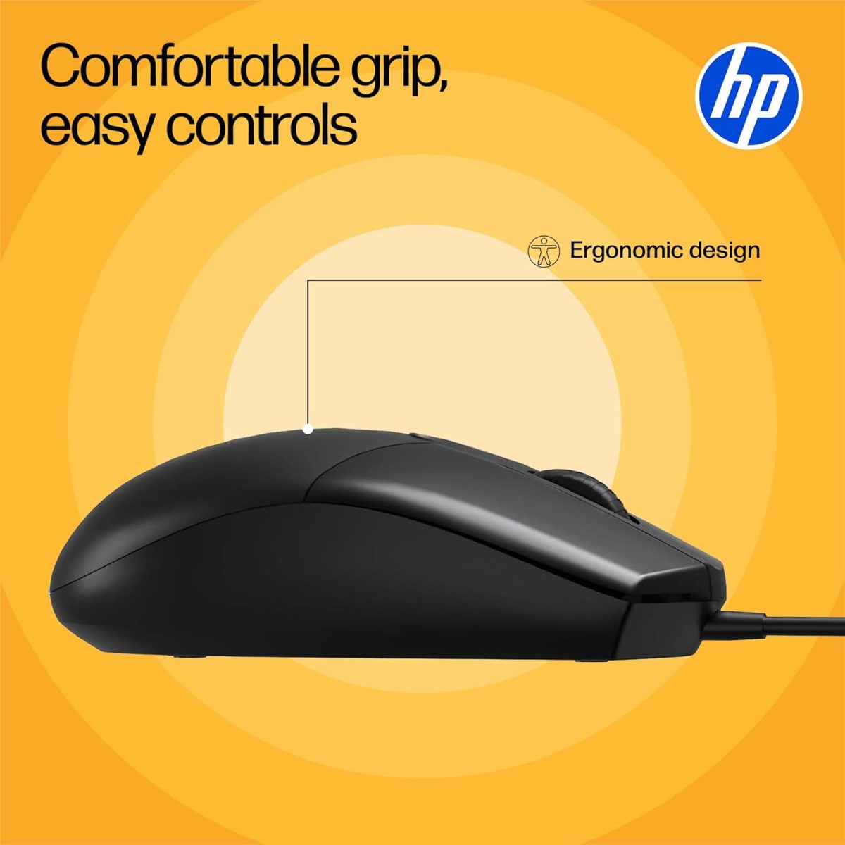 HP M080 Wired Mouse (AB3C5AA) — 5