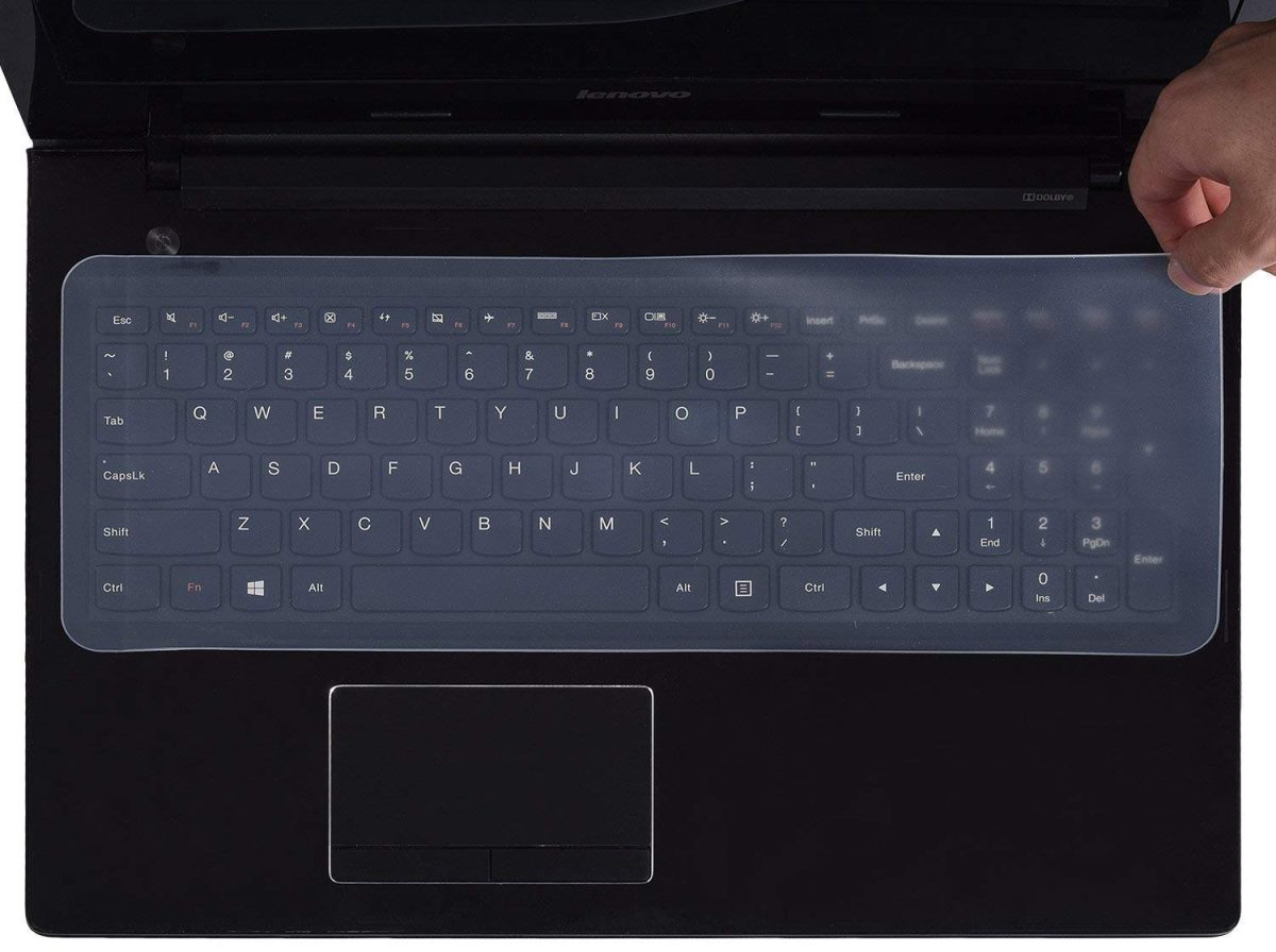 LS LAPSTER Quality Assured Lapster Universal Silicone 15.6" Keyboard Protector Skin|| Keyboard Dust Cover|| Keyboard Skin for 15.6" Laptop 15.6" Keyguard 3.93 x 11.81 x 0.39 inches — 7