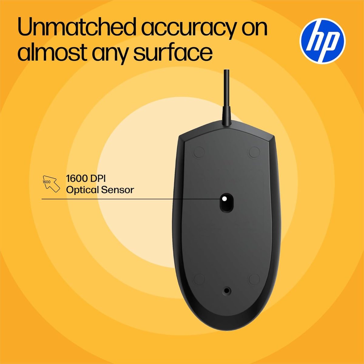 HP M080 Wired Mouse (AB3C5AA) — 3