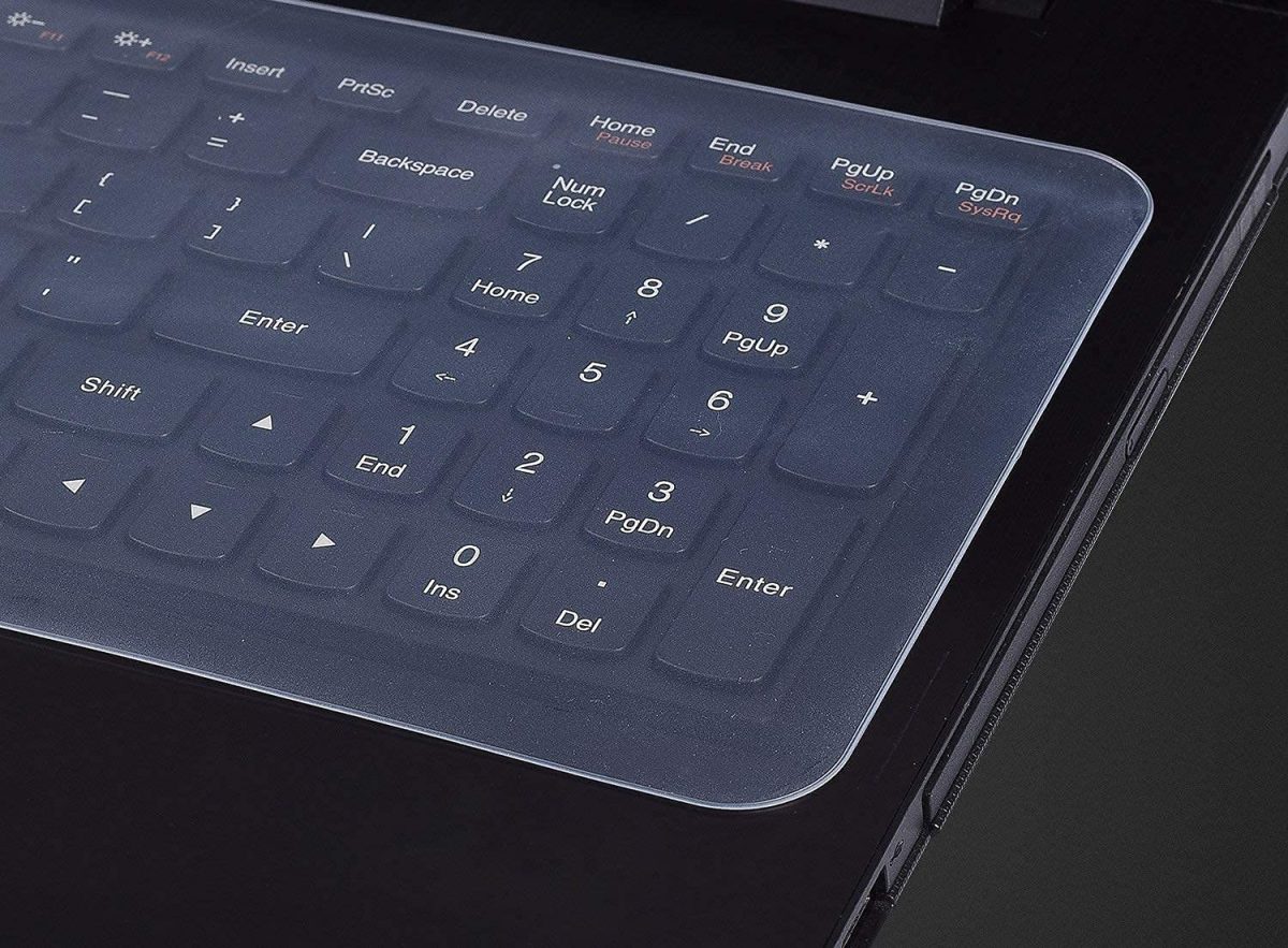 LS LAPSTER Quality Assured Lapster Universal Silicone 15.6" Keyboard Protector Skin|| Keyboard Dust Cover|| Keyboard Skin for 15.6" Laptop 15.6" Keyguard 3.93 x 11.81 x 0.39 inches — 4