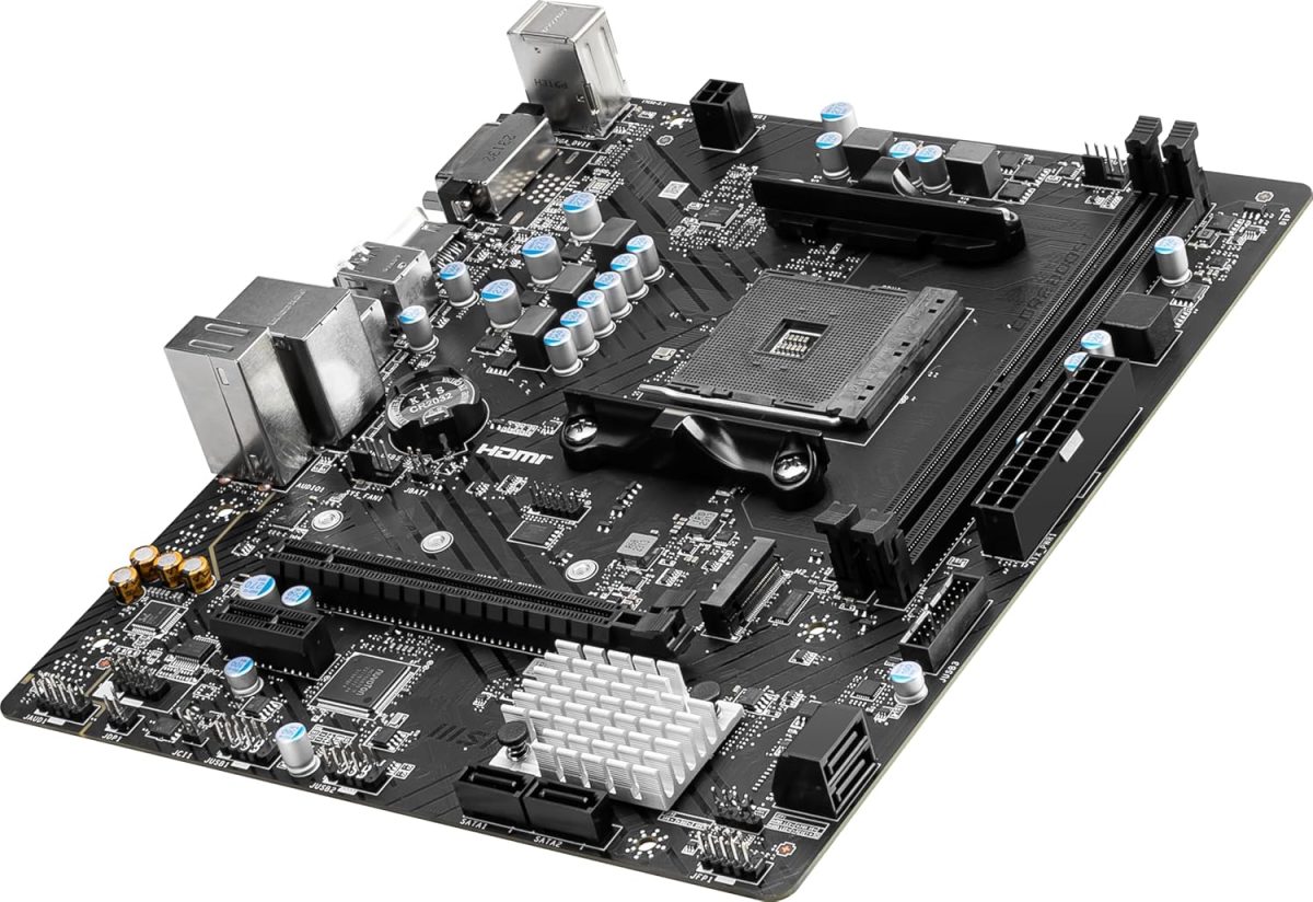 MSI B450M-A PRO MAX II Motherboard, Micro-ATX, AM4 DDR4 USB 3.2 Gen 1 HDMI — 3