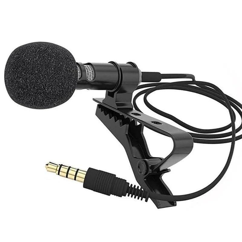 Like Star 3.5mm Lapel Microphone for Video Recording | Collar Mic | Small Mic for Phone | Wired Mini Mike for Phone | Microphone for Recording